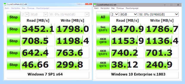 Windows 7 на ssd m2