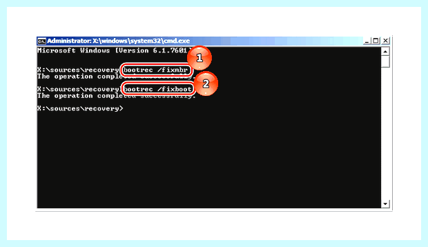 Windows 7 восстановить загрузчик