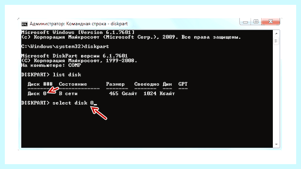 Windows 7 восстановление загрузчика через командную строку