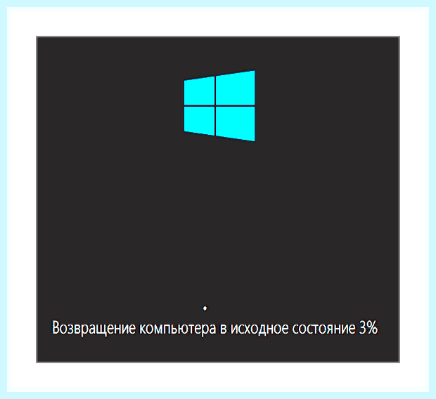 Вернуть windows 10 к заводским настройкам