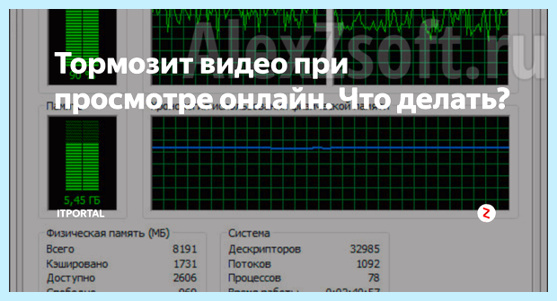 Видео тормозит при просмотре что-то мне подсказывает зашли