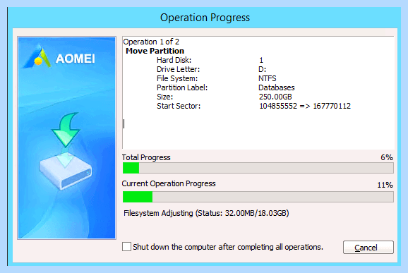 Windows 7 расширить том