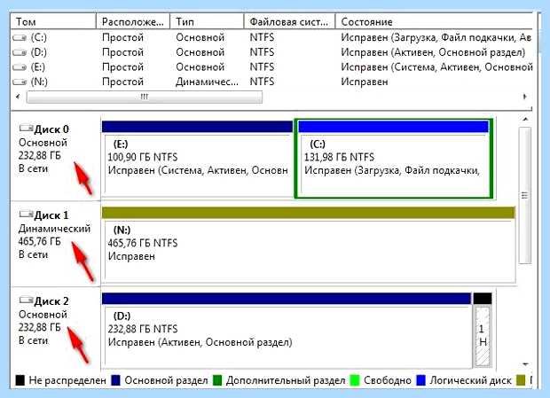 Windows 7 раздел