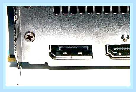 Видеокарта с displayport
