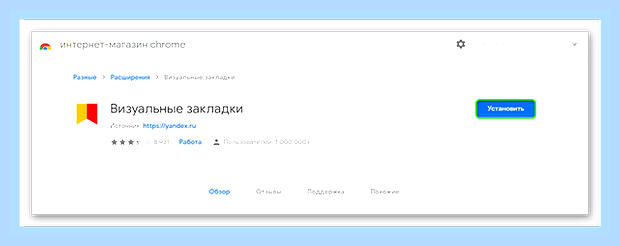 Визуальные закладки для яндекс