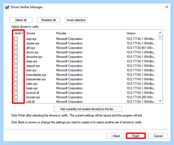 Driver irql not less