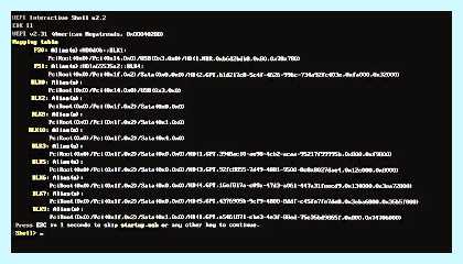 Efi shell что это (shell, Ответ комментарий, UEFI Shell, комментарий Vsevolod-linuxoid) Efi shell что это