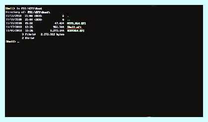 Efi shell что это (shell, Ответ комментарий, UEFI Shell, комментарий Vsevolod-linuxoid) Efi shell что это