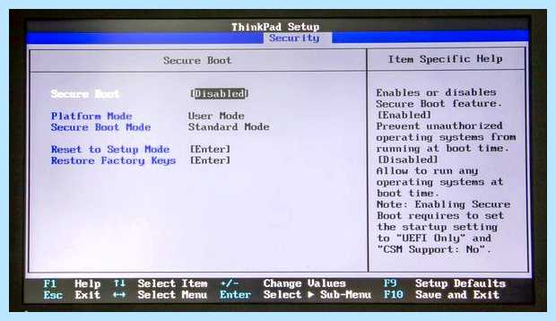 Windows secure boot что это
