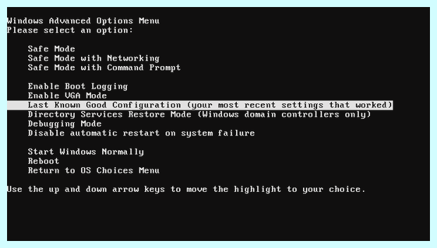Windows system32 config system
