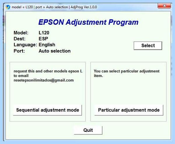 Epson l110 сброс памперса