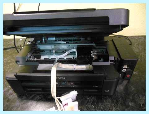Epson l210 прочистка