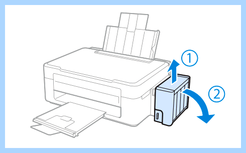 Epson l210 сброс уровня чернил