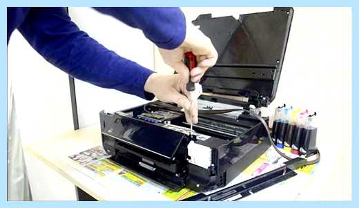Epson l355 мигает капля