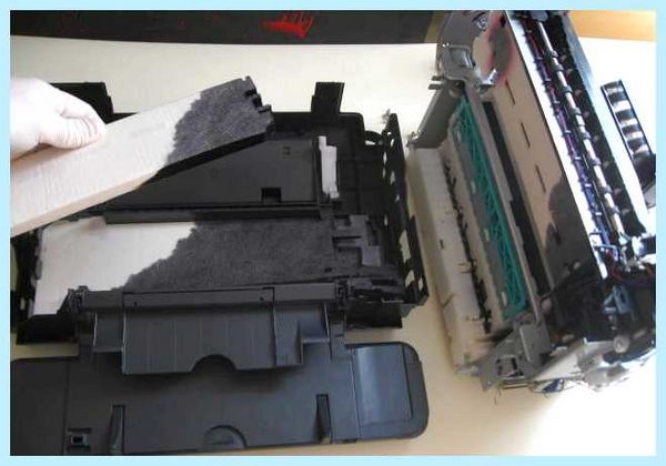 Epson печатает полосами что делать (epson, печатать, полоса, делать, печатающей головки, Прочистка печатающей) Epson печатает полосами что делать