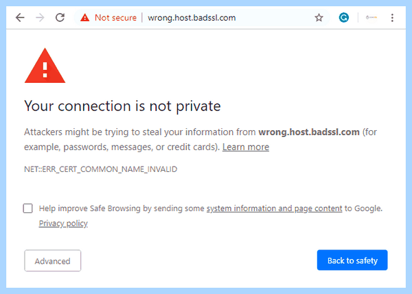 Err cert date