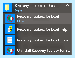 Excel recovery toolbox