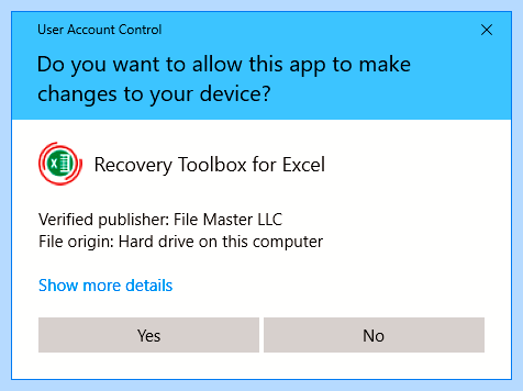Excel recovery toolbox