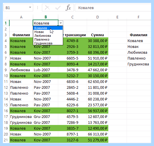 Excel список значений в ячейке (excel, список, значение, ячейка, выпадающего списка) Excel список значений в ячейке