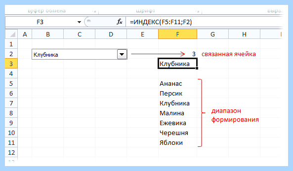 Excel выпадающий список значений (excel, выпадать, список, значение) Excel выпадающий список значений