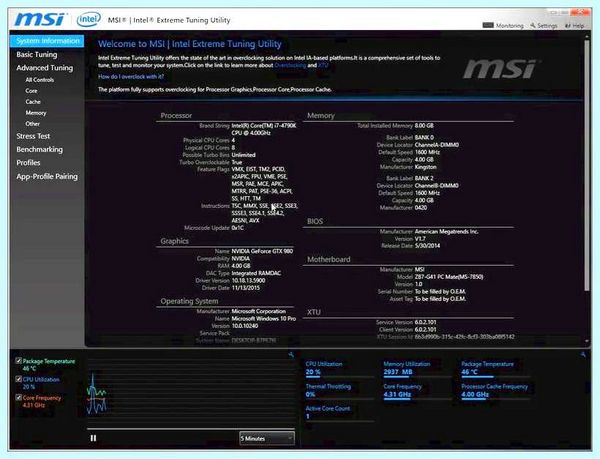 Extreme tuning utility