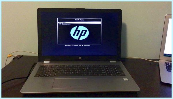 F12 boot menu