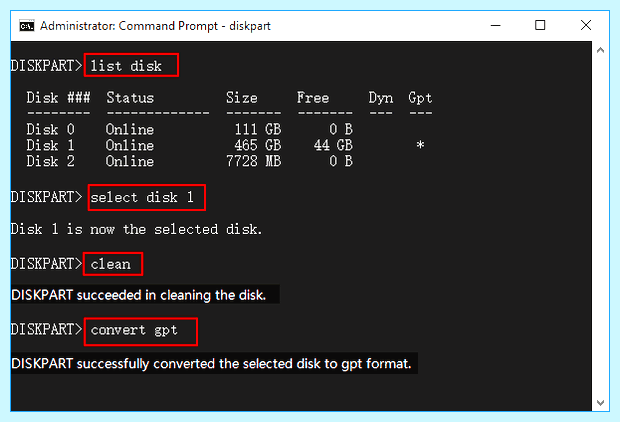 Windows можно установить только на gpt диск