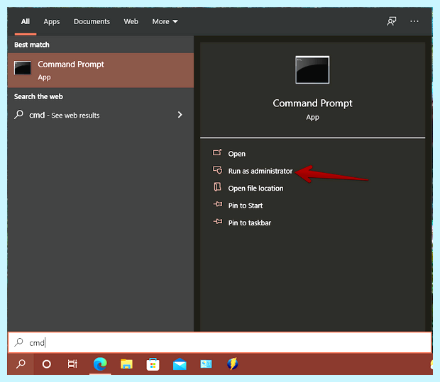 Windows test mode