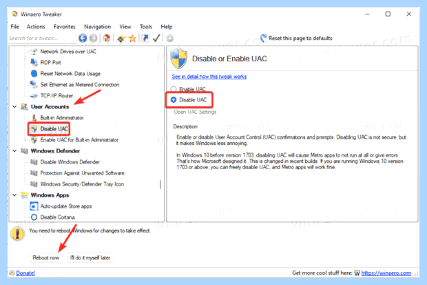 Windows uac контроль учетных записей как отключить