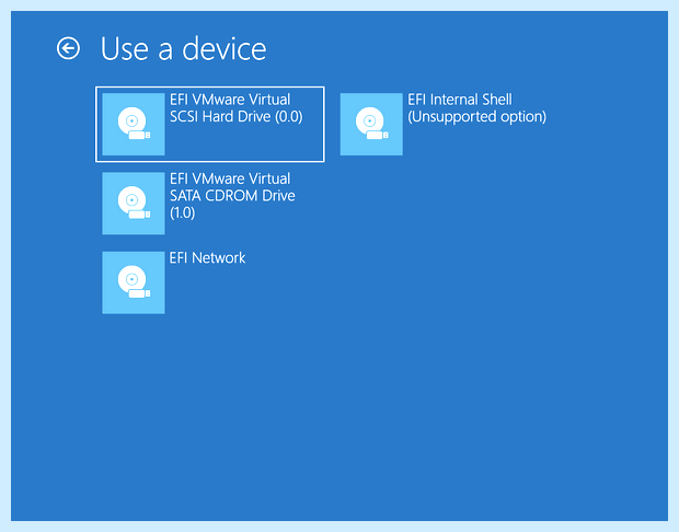 Windows usb boot