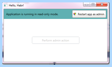Windows user account control