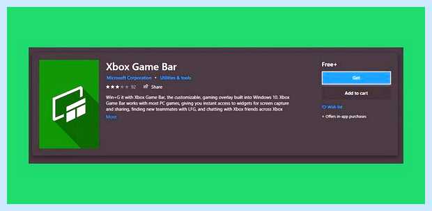 Windows xbox game bar