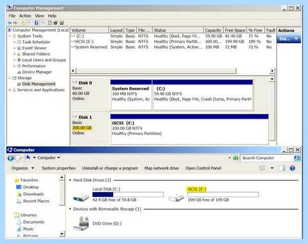 Failed to initialize this disk