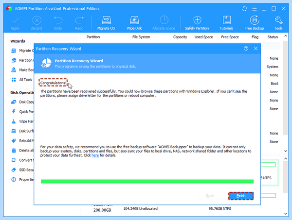 Failed to initialize this disk