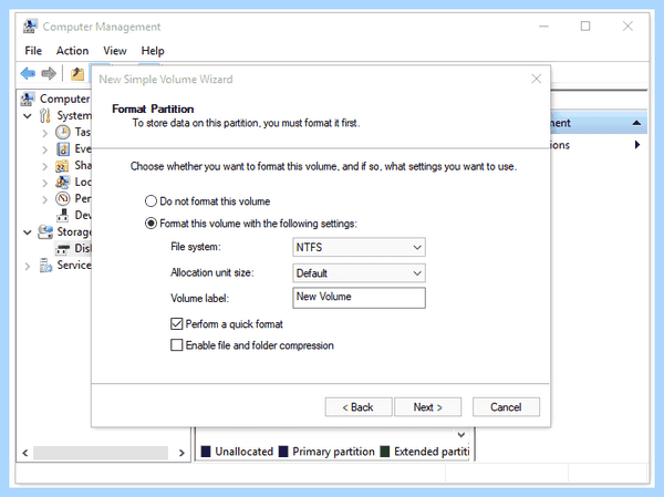 Failed to initialize this disk