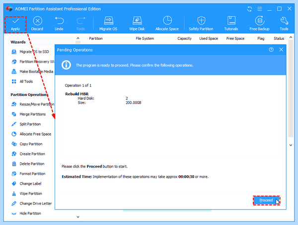 Failed to initialize this disk
