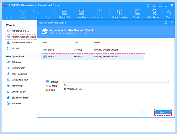 Failed to initialize this disk