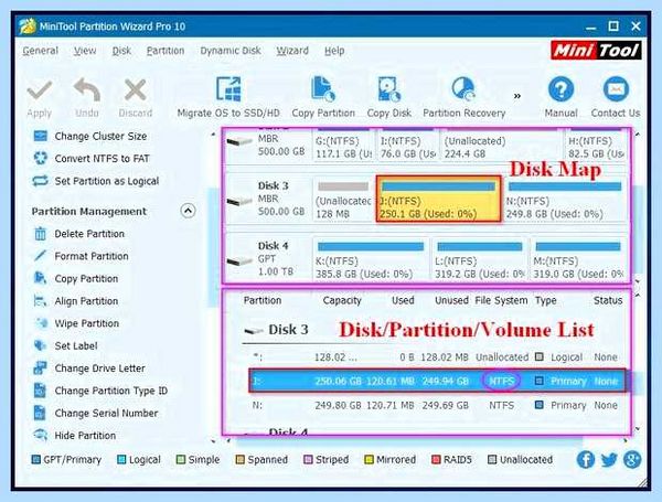 Fat to ntfs