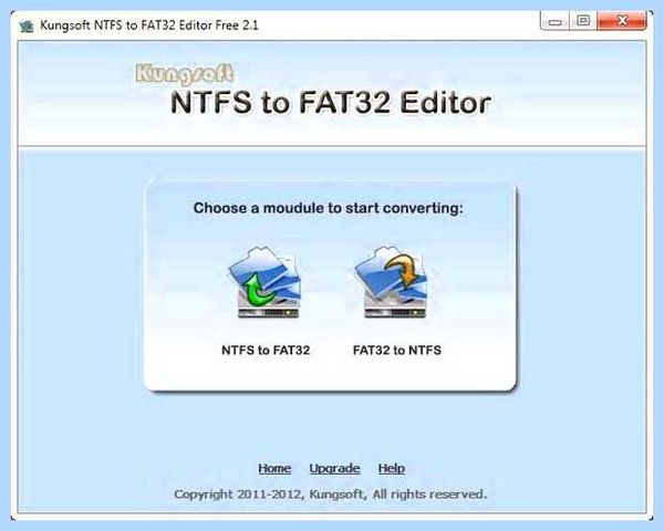 Fat32 to ntfs