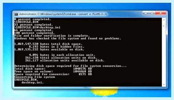 Fat32 to ntfs