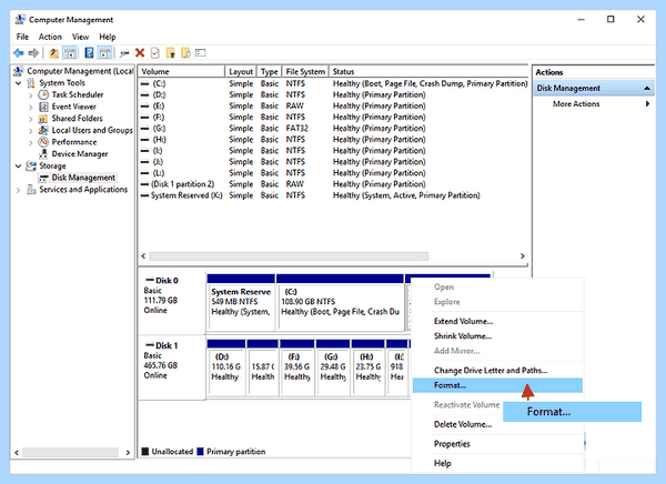 Fat32 to ntfs