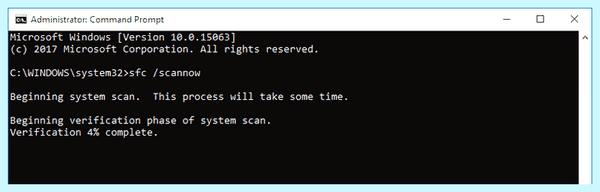Fatal system error