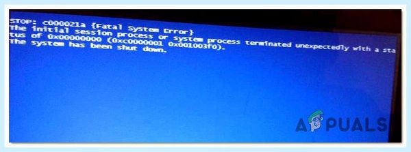 Fatal system error
