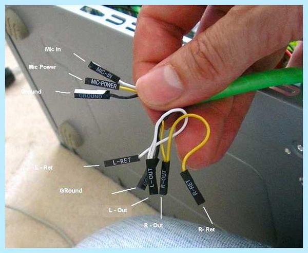 Front panel audio