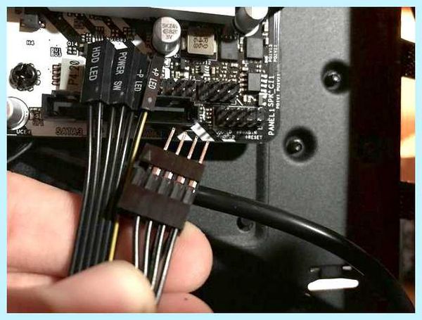 Front panel connector