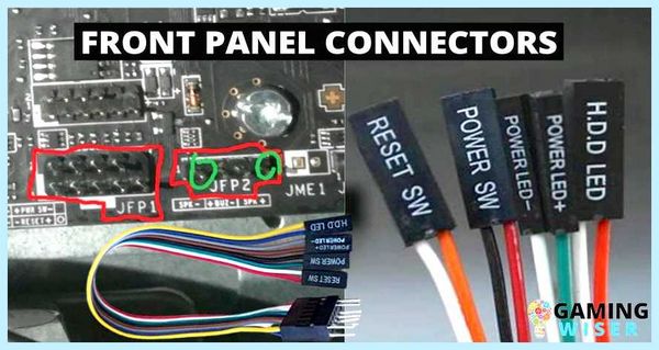 Front panel header