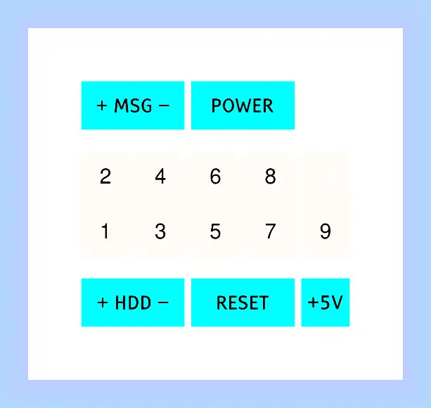 Front panel header