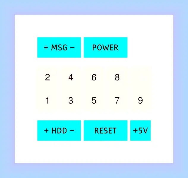 Front panel header