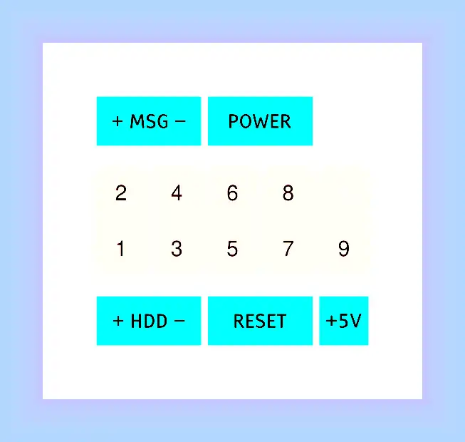 Front panel header