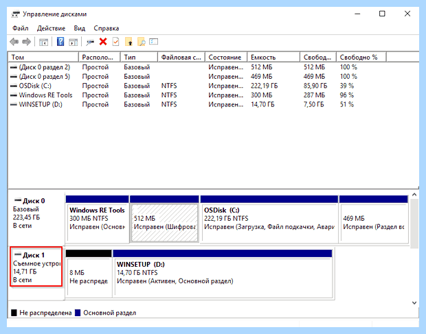 Windows не определяет флешку